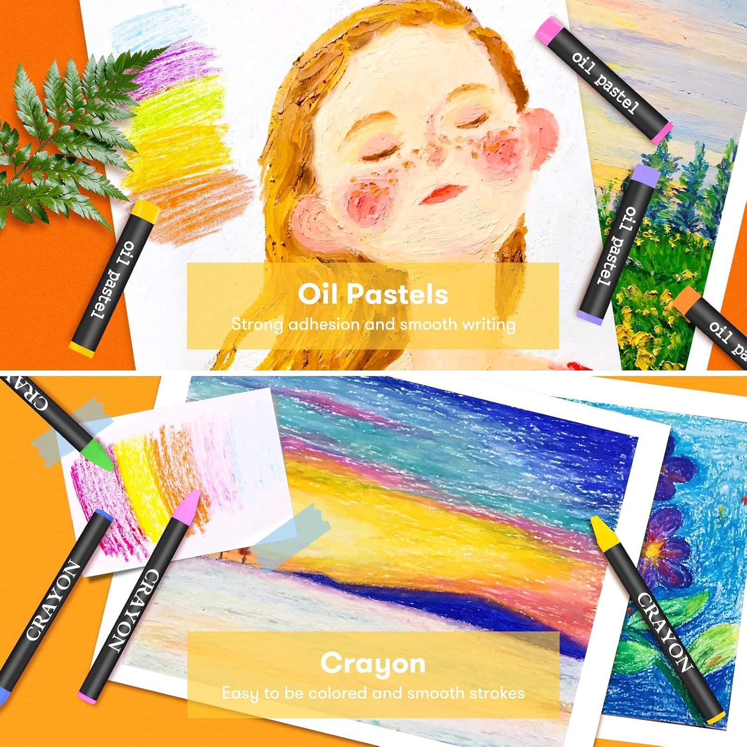 150-Piece Deluxe Wooden Art Set Drawing & Painting Kit with Sketch Pads, Coloring Book, Colored Pencils, Oil Pastels & Watercolors