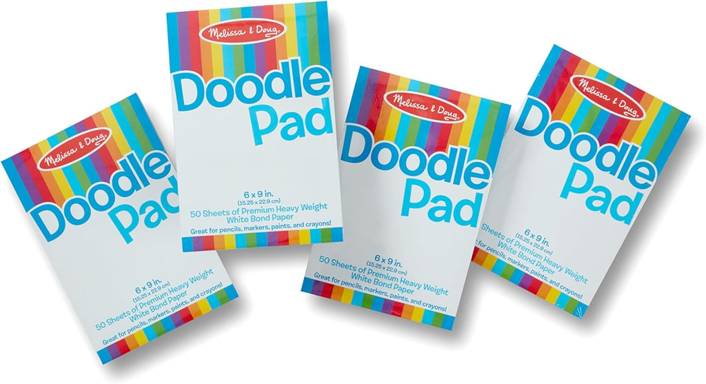 Kids Drawing Paper Pad – 50 Sheets (6 x 9 Inches) White Sketch & Doodle Paper for Drawing, Coloring, Writing, and Creative Activities