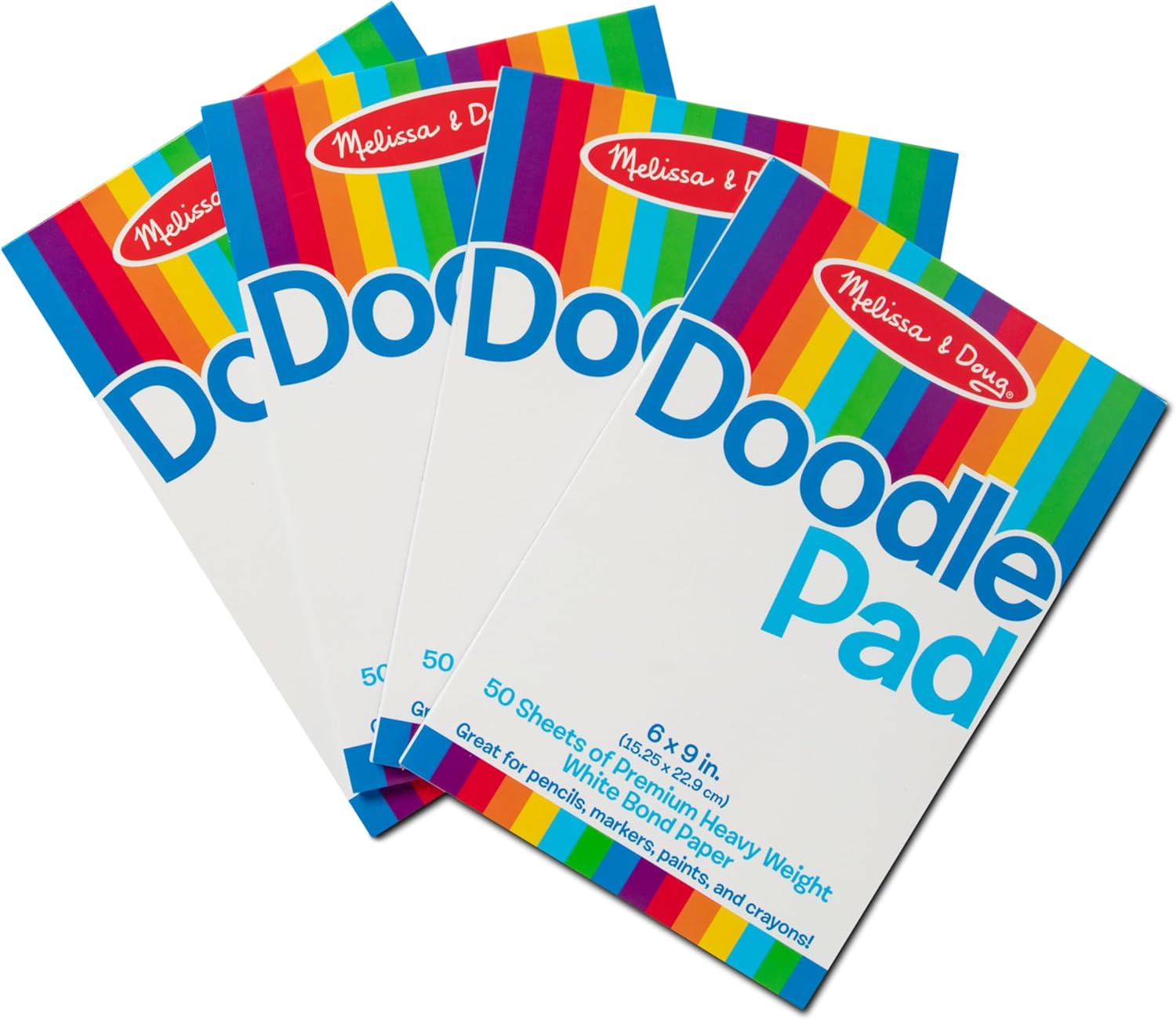 Kids Drawing Paper Pad – 50 Sheets (6 x 9 Inches) White Sketch & Doodle Paper for Drawing, Coloring, Writing, and Creative Activities